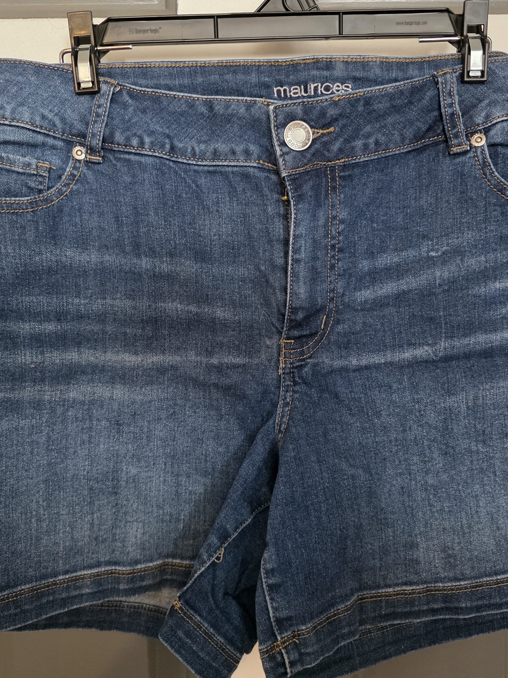 Maurices Woman's Dark Blue Denim Jeans Size 18w